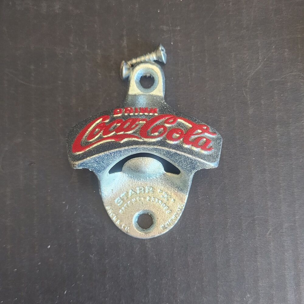 Vintage Coca-Cola STARR "X" Wall Mount Bottle Opener Brown Co. Made in Germany